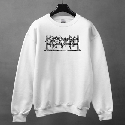 Saddles Up Black/White - Western Tack Graphic