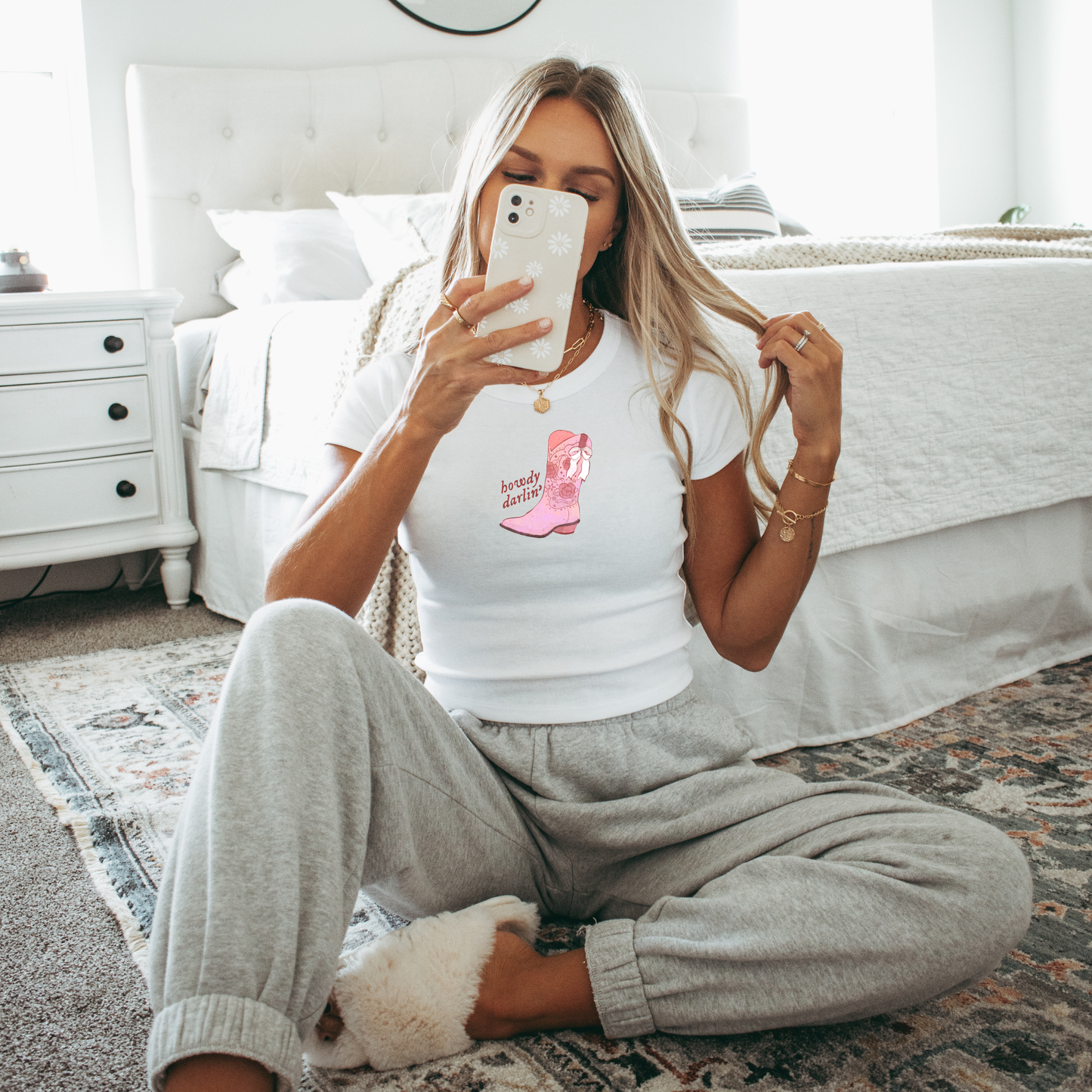 Howdy Darlin' Valentines Boot