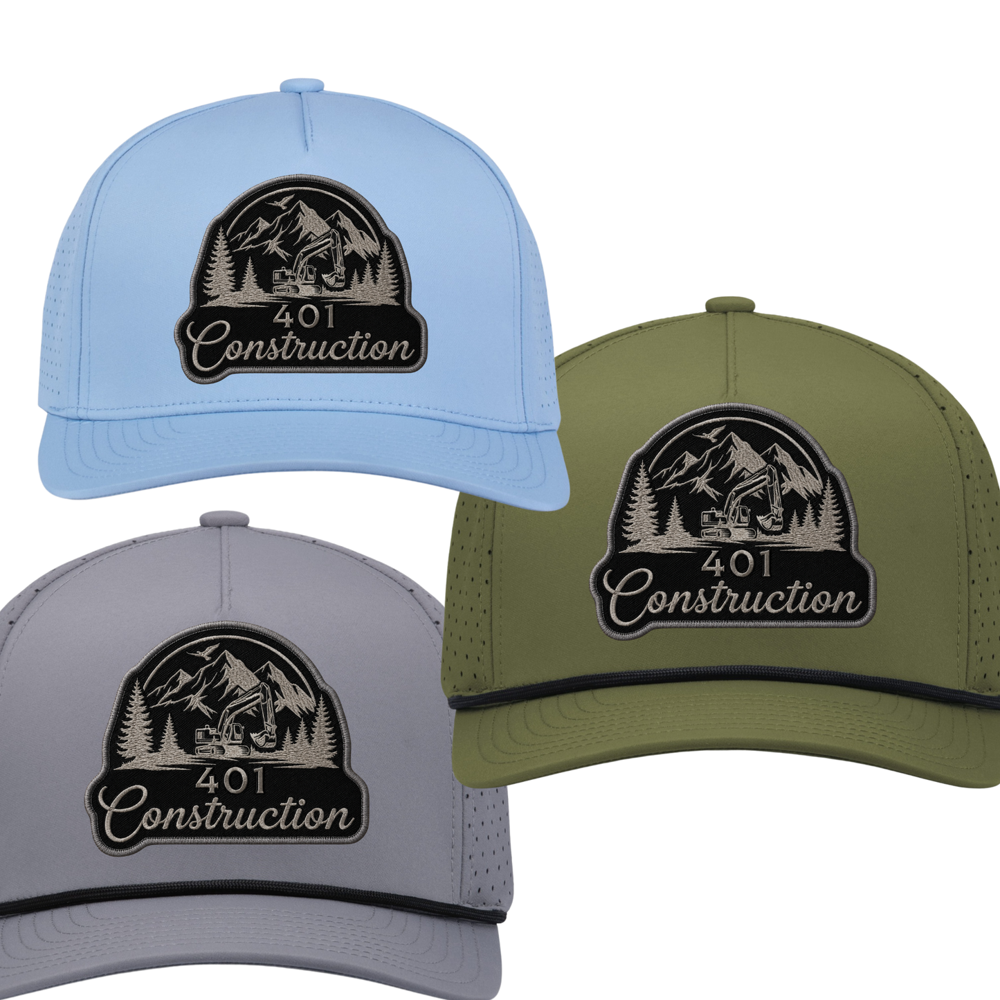 401 Construction Patch Hats