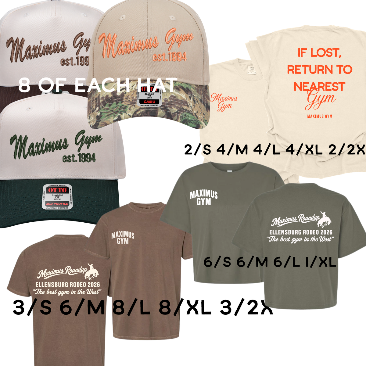 Maximus Gym Merch