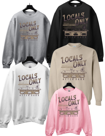 Locals Only After Dark Crewneck Sweatshirt