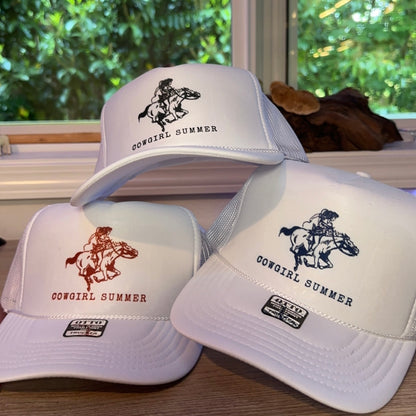 Cowgirl summer Trucker hat | Costal Cowgirl Vibes