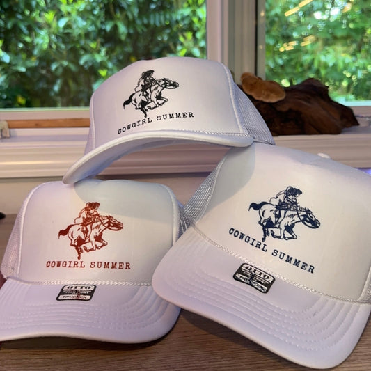 Cowgirl summer Trucker hat | Costal Cowgirl Vibes