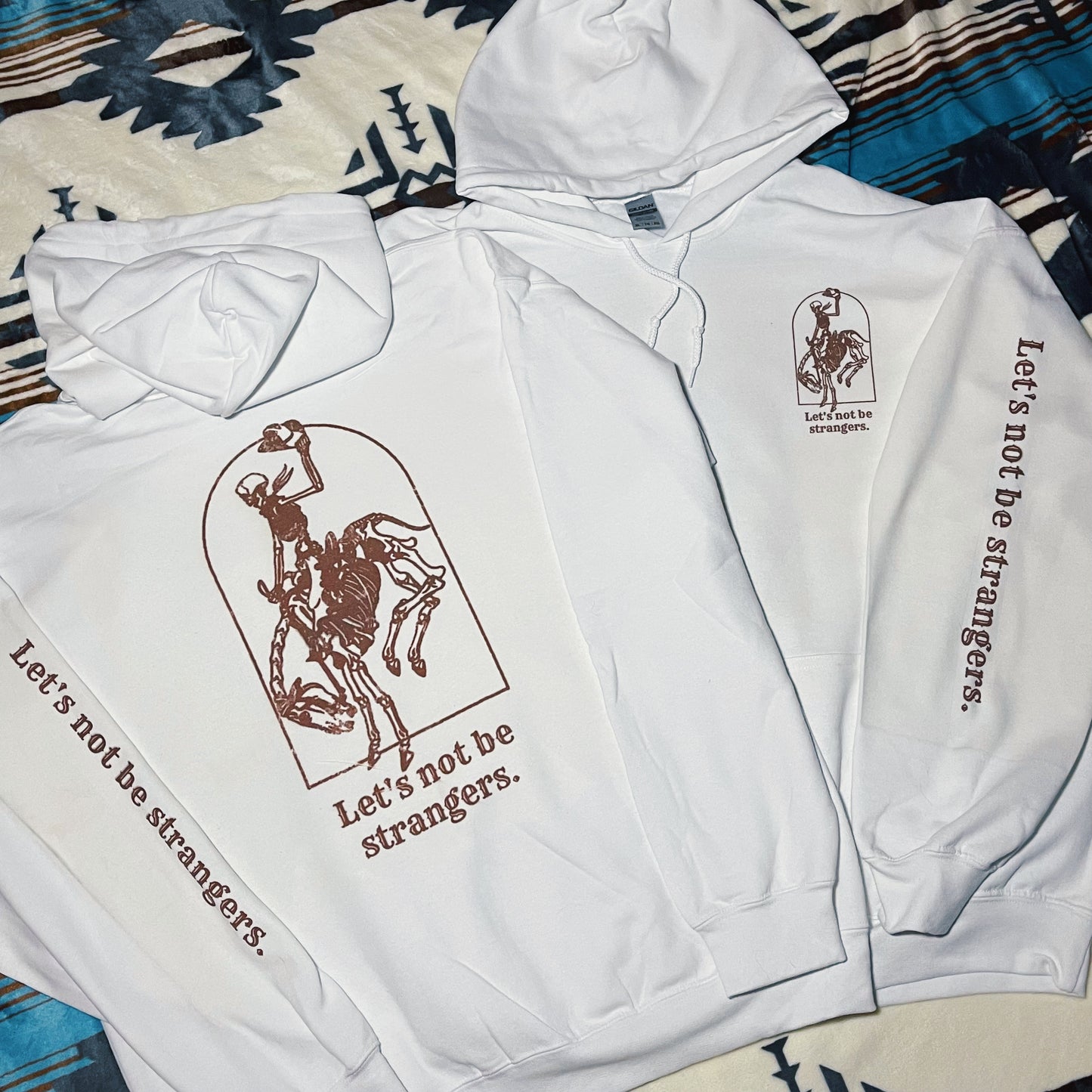 Rodeo let’s not be strangers skeleton Hoodie