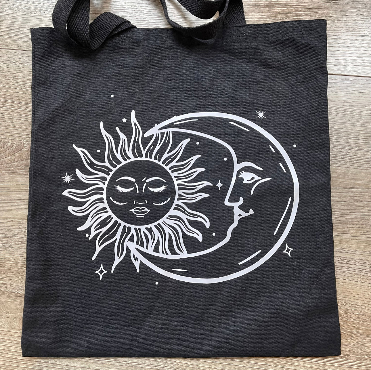 Sun moon Tote bag