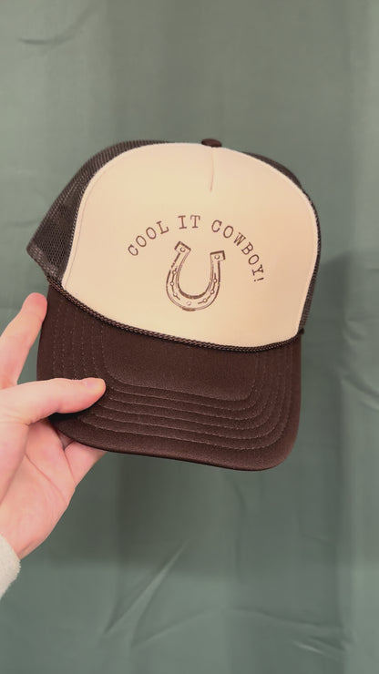 Cool it cowboy trucker hat - Destash