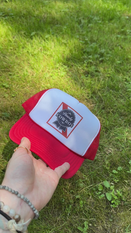 Howdy cowboy Trucker hat