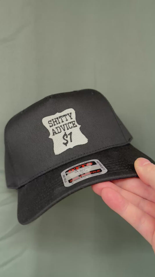 Shitty advice embroidery trucker hat - whoopsies