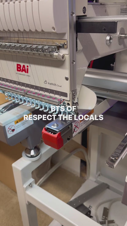 PREORDER - Respect the Locals Embroidered Crewneck