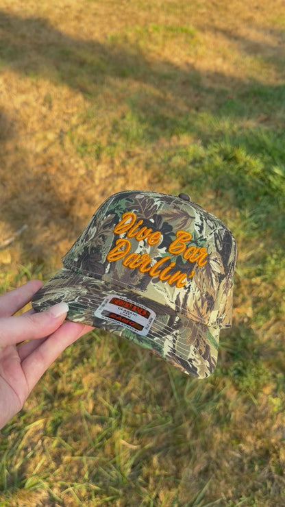 Dive bar darlin’ Puff Embroidery Hat