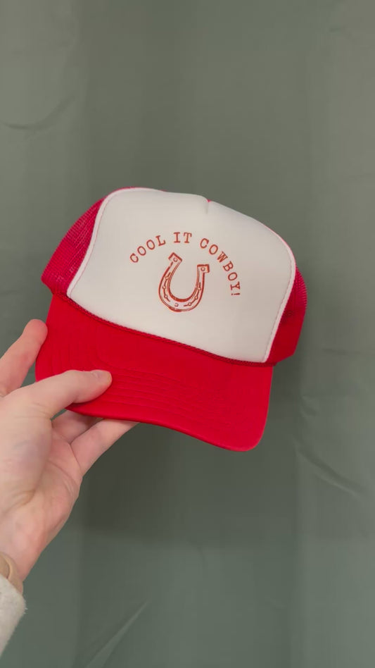 Cool it cowboy trucker hat - Destach